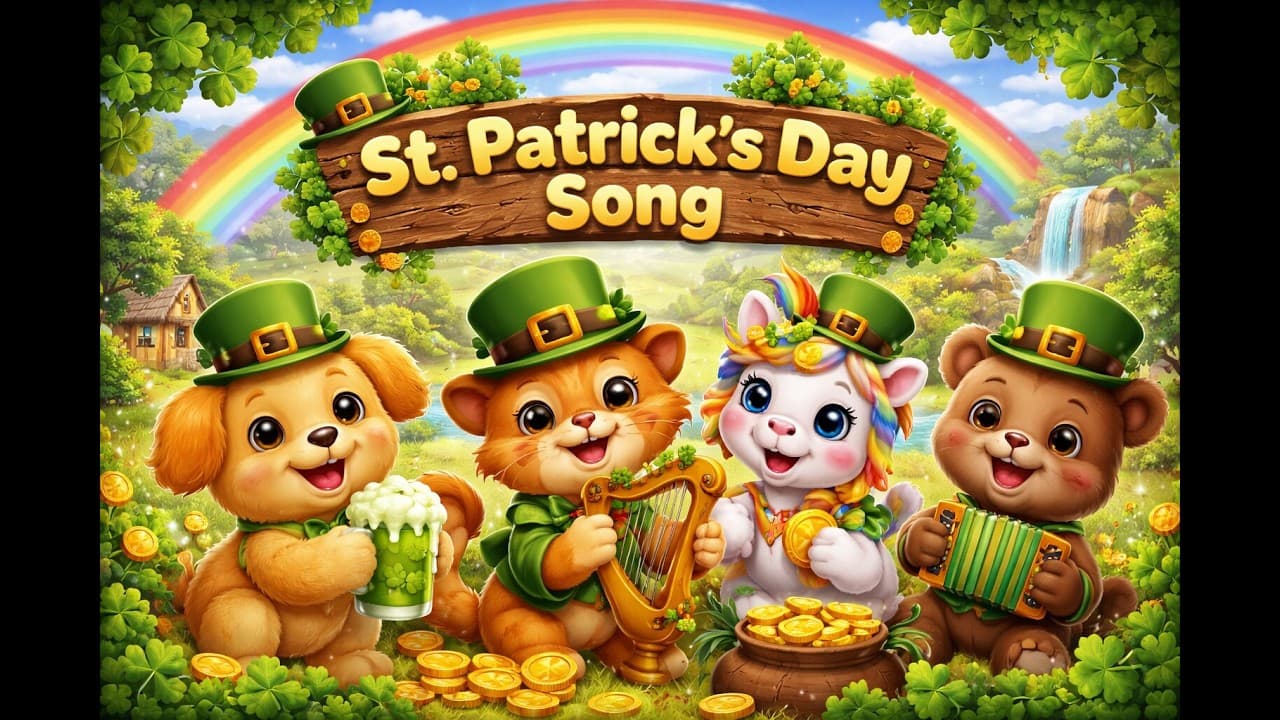 St. Patrick's Day Song | Fun Kids Songs & Nursery Rhymes | Irish Celebration Song for Children